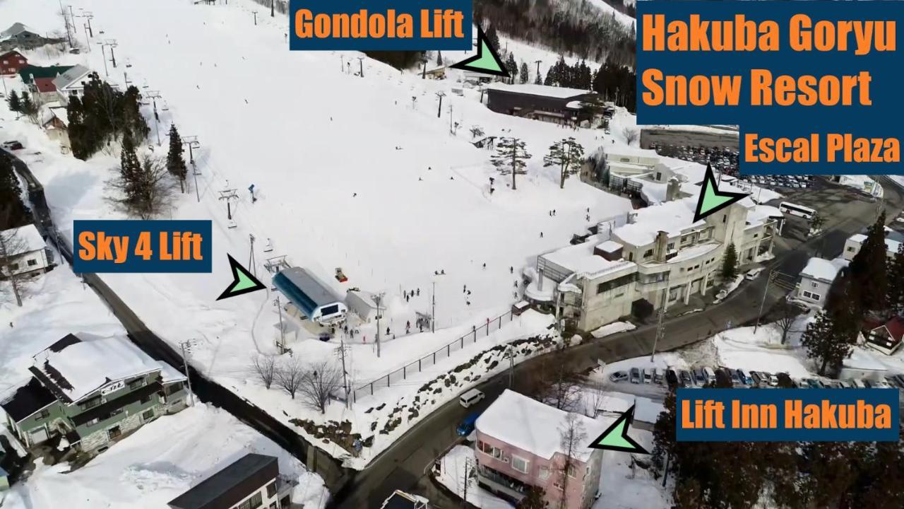 Lift In Hakubagoryu Global Ski Resort Bagian luar foto